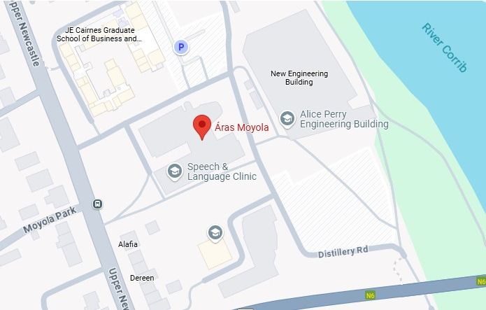 google map image of Aras Moyola