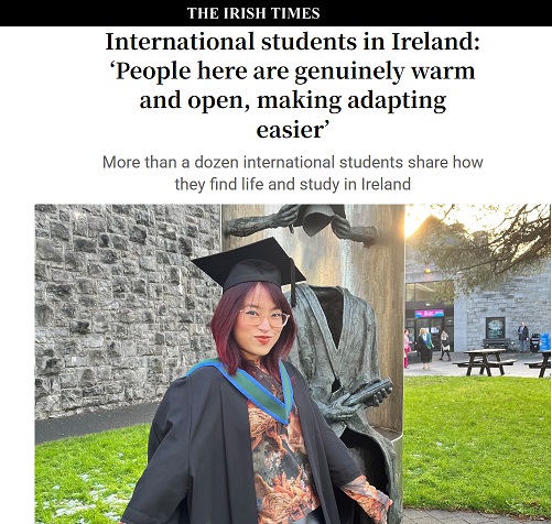 Phu Pham advises anyone coming to Ireland to study to 'plan carefully for living costs'