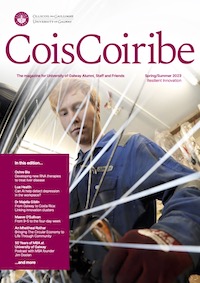 Front cover of Cois Coiribe Made in Galway: Resilient Innovation Edition, 2023.