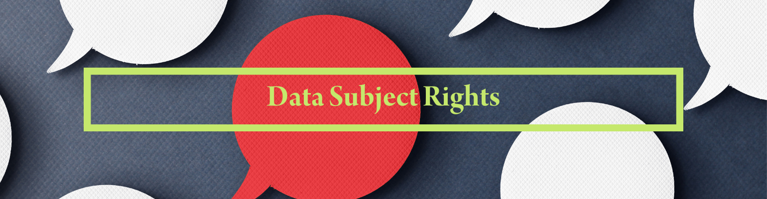 Data Subject Rights Banner