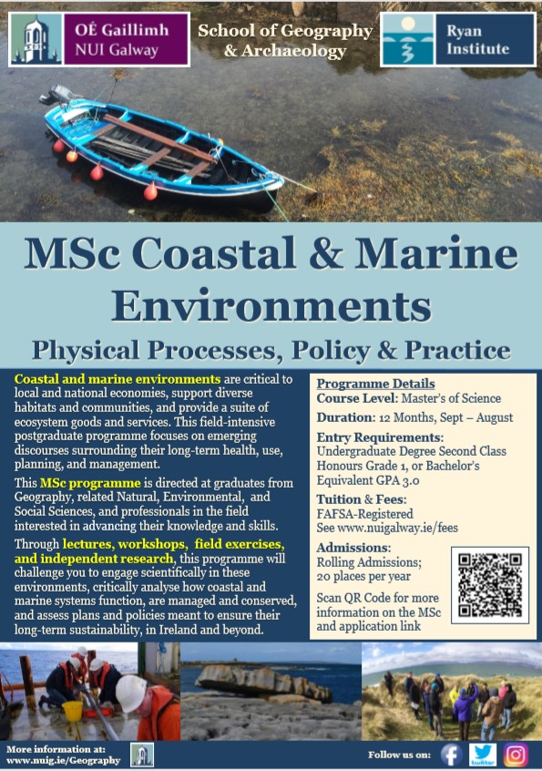 Coastal & Marine Environments Flyer