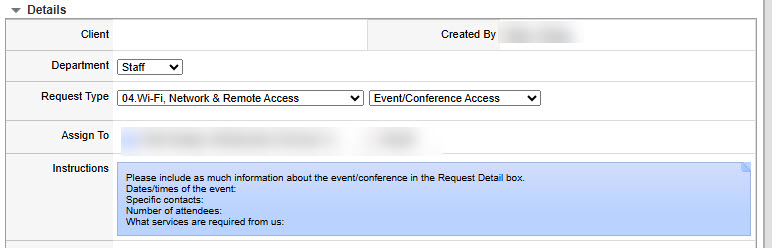 Eduroam Visitor Access Ticket Type