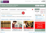 Image of the library Web site