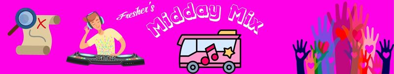 colourful pink image with event name