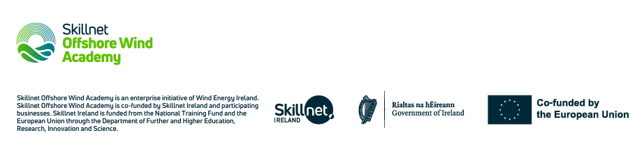 skillnet offshore wind academy funding logos