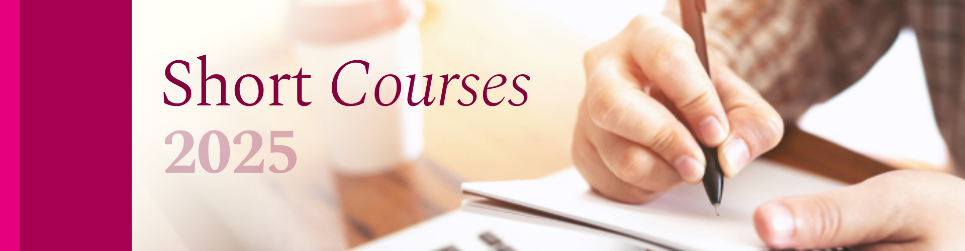 Short Courses 2025 Banner Image