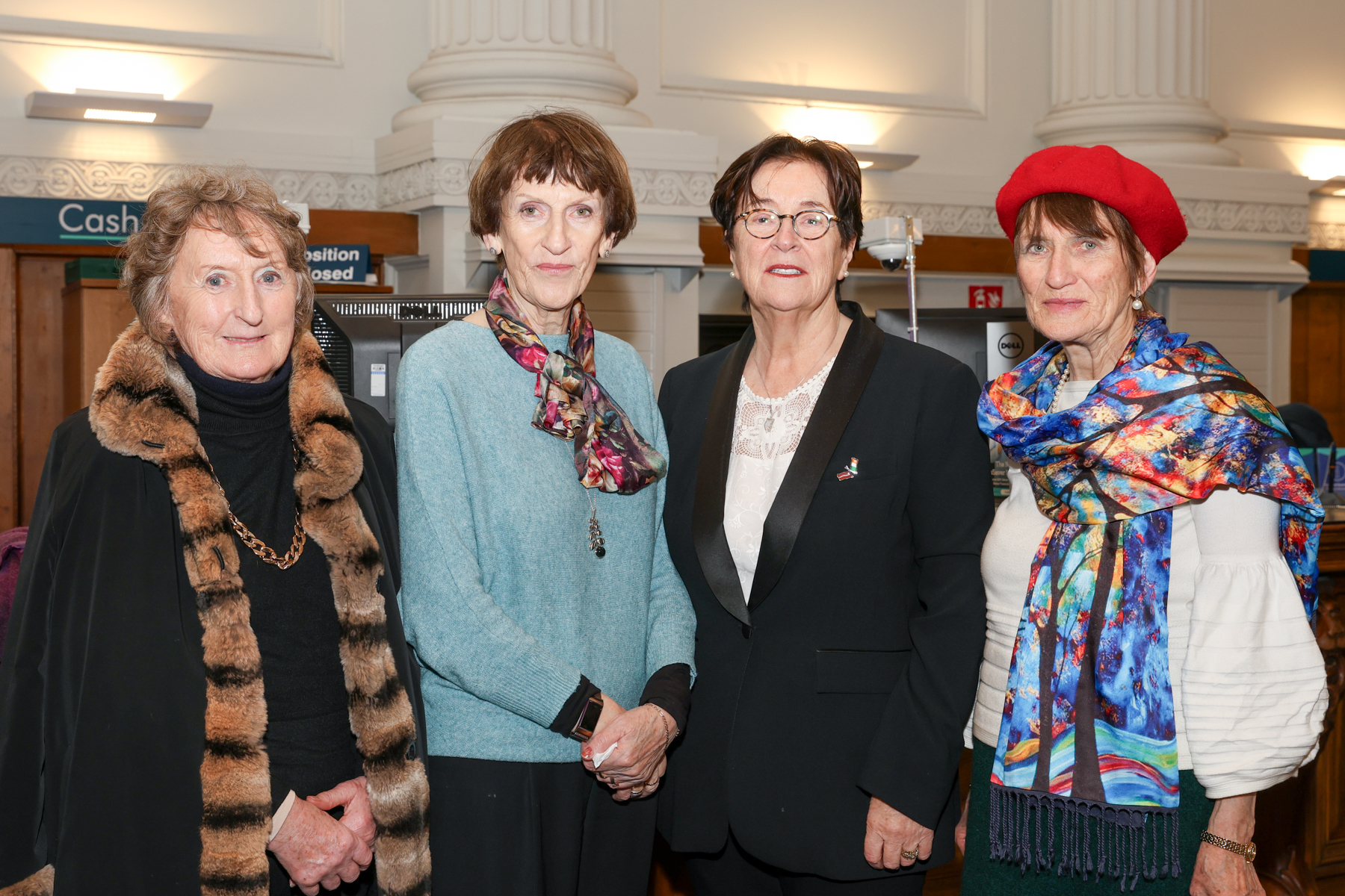 Mary Howley, Dympna Mulkerrins, Marie Louise O'Donnell and Ellen Mulkerrins