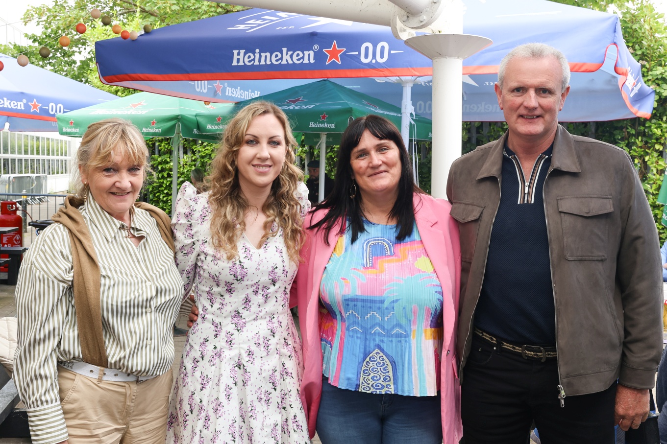 Bernie Collins, Sarah Dunne, Fiona and Pattrick Greaney