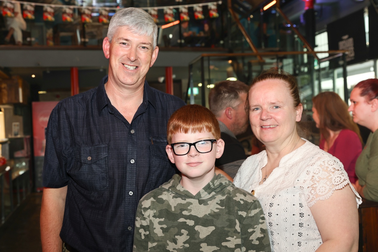 Brian, Tadhg and Sylvia McDonagh