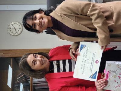 Therese Conway and Anouska Tamuli