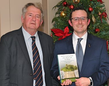 Dr Kieran O'Conor launching Dr Daniel Curley's book - Ballinasloe, 26 November 2024