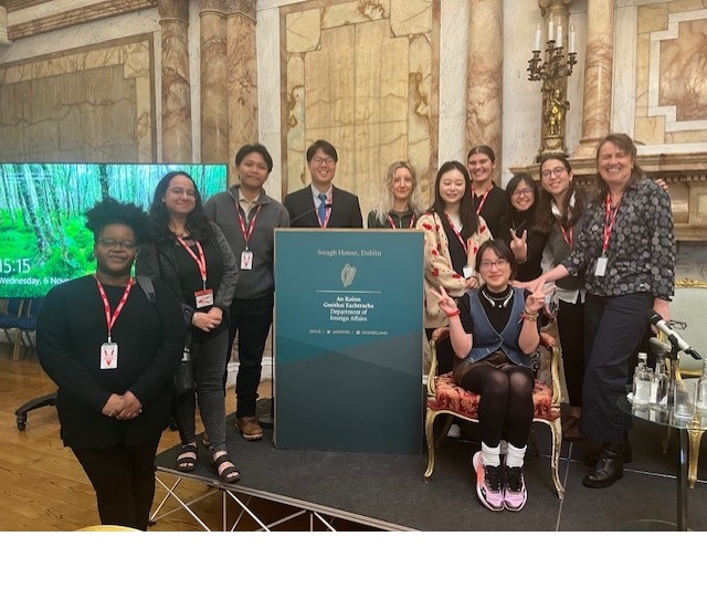 MA in International Development Students, Geography attending the IFIAD Conference 2024