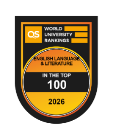 Black and Orange QS Rankings badge