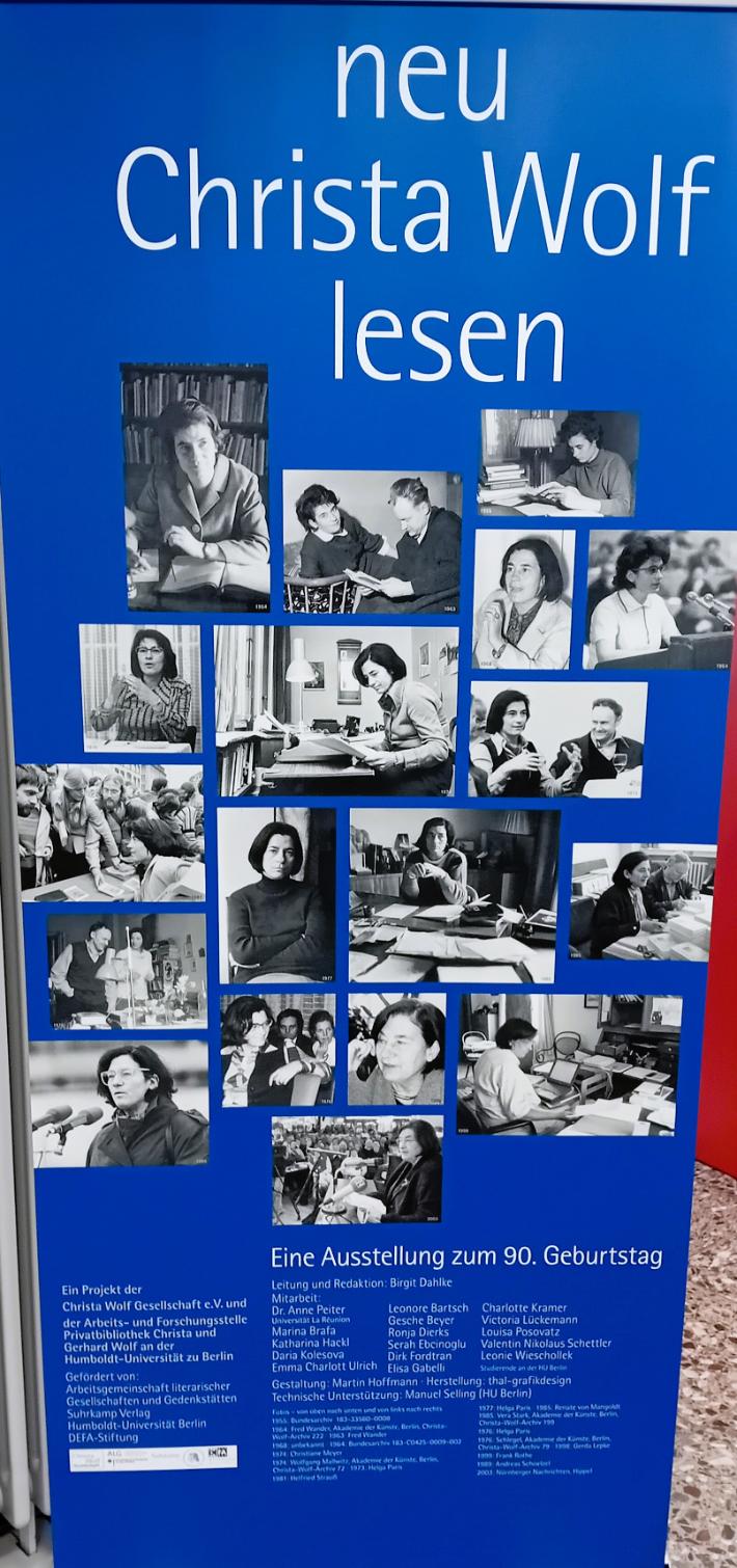 poster Berlin Christa Wolf