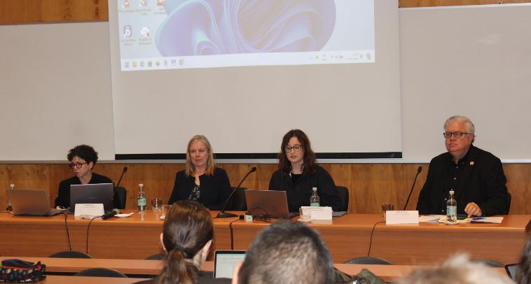 Kate Quinn and Monika Jurkiewicz foreground