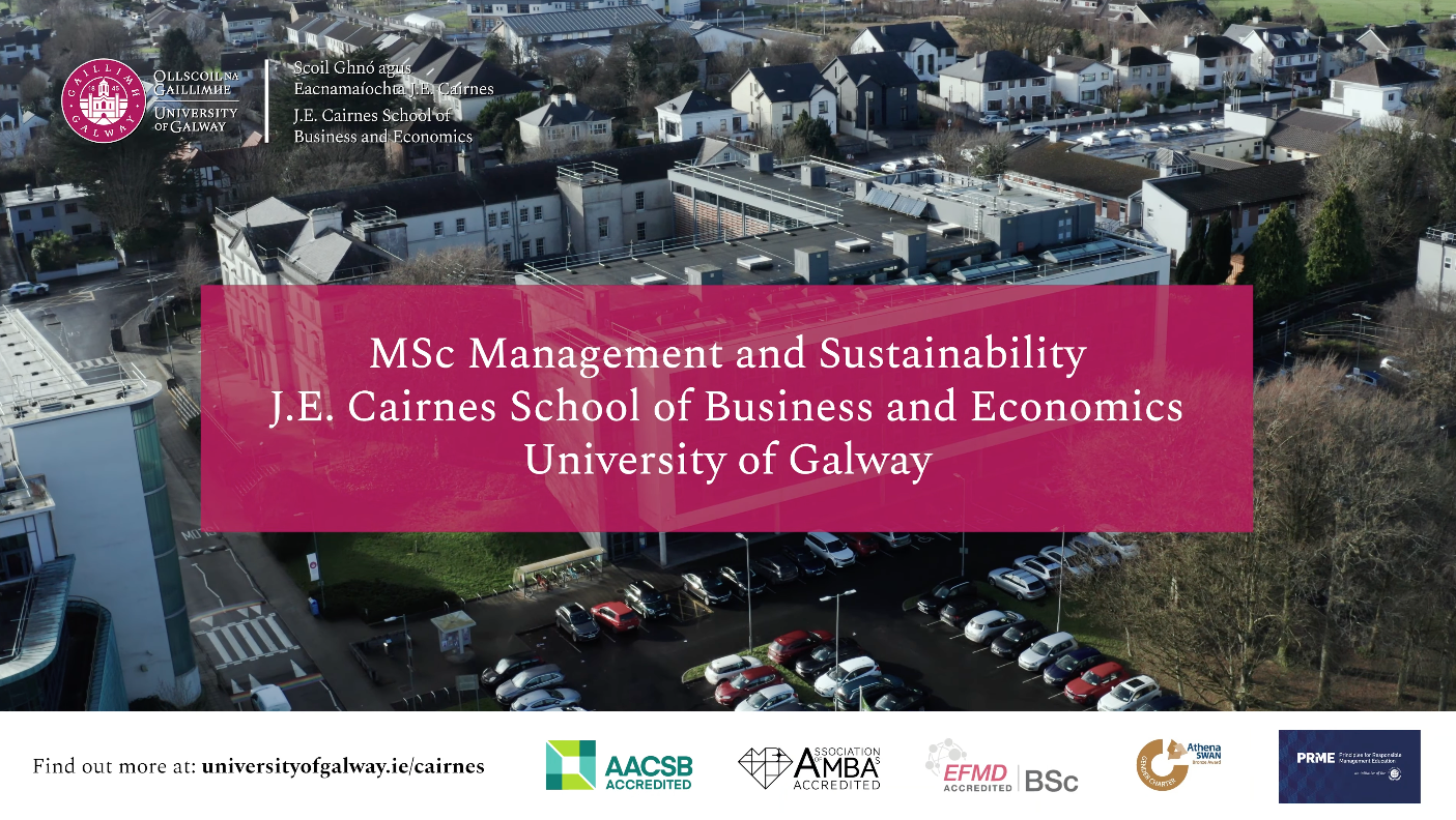 Webinar MSc Management and Sustainability March 2024