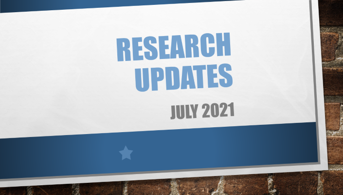 Research News Updates July 2022