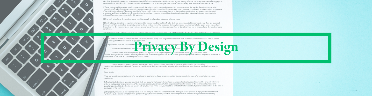 Privacy by Design Banner