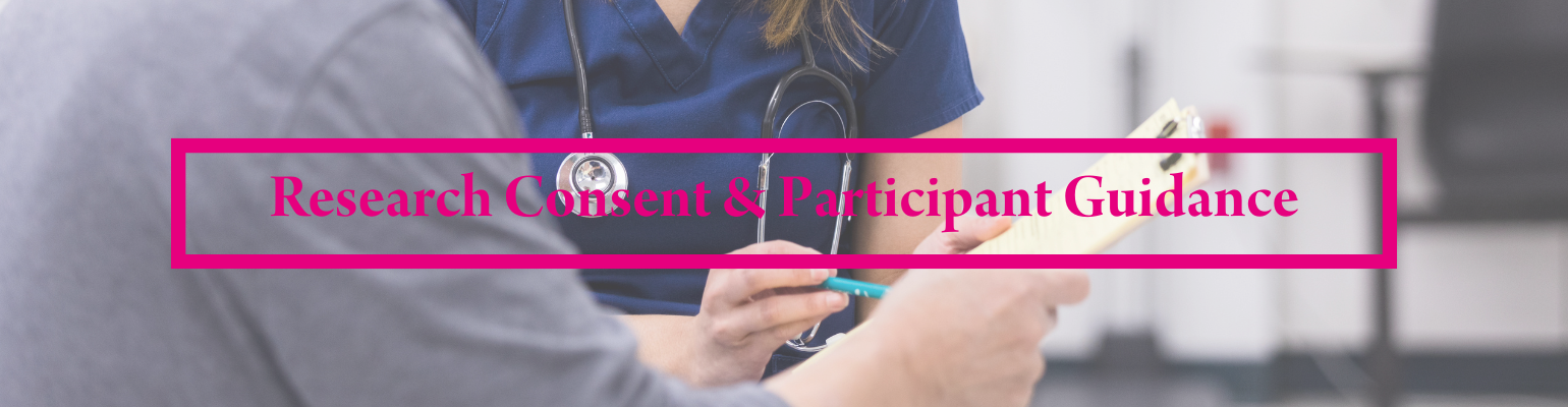 Research Consent & Participant Guidance Banner