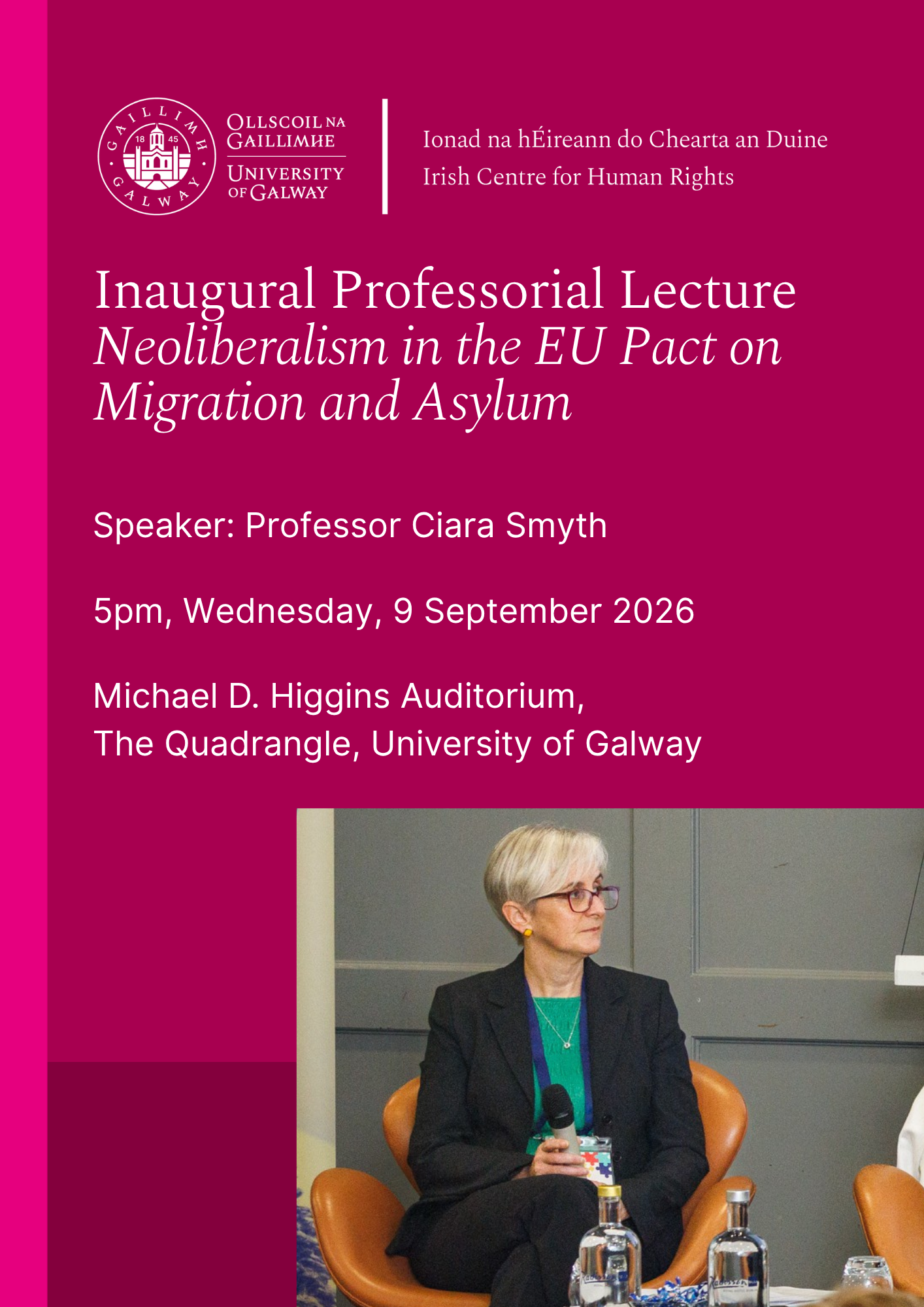 Inaugural Professorial Lecture - Professor Ciara Smyth