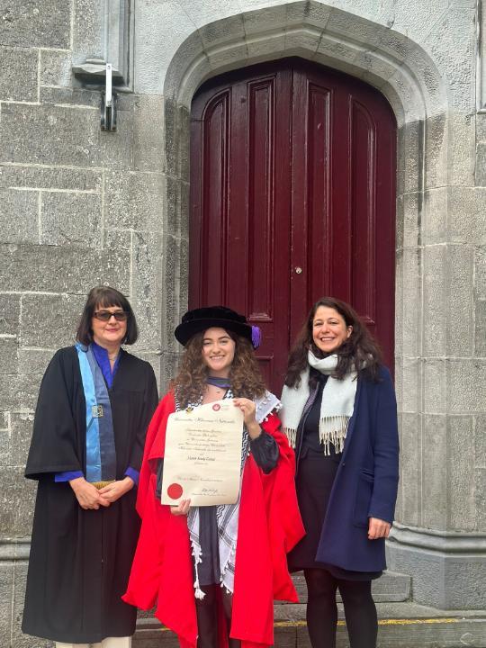 Professor Siobhán Mullally, Dr Niamh Keady-Tabbal, and Professor Roja Fazaeli.