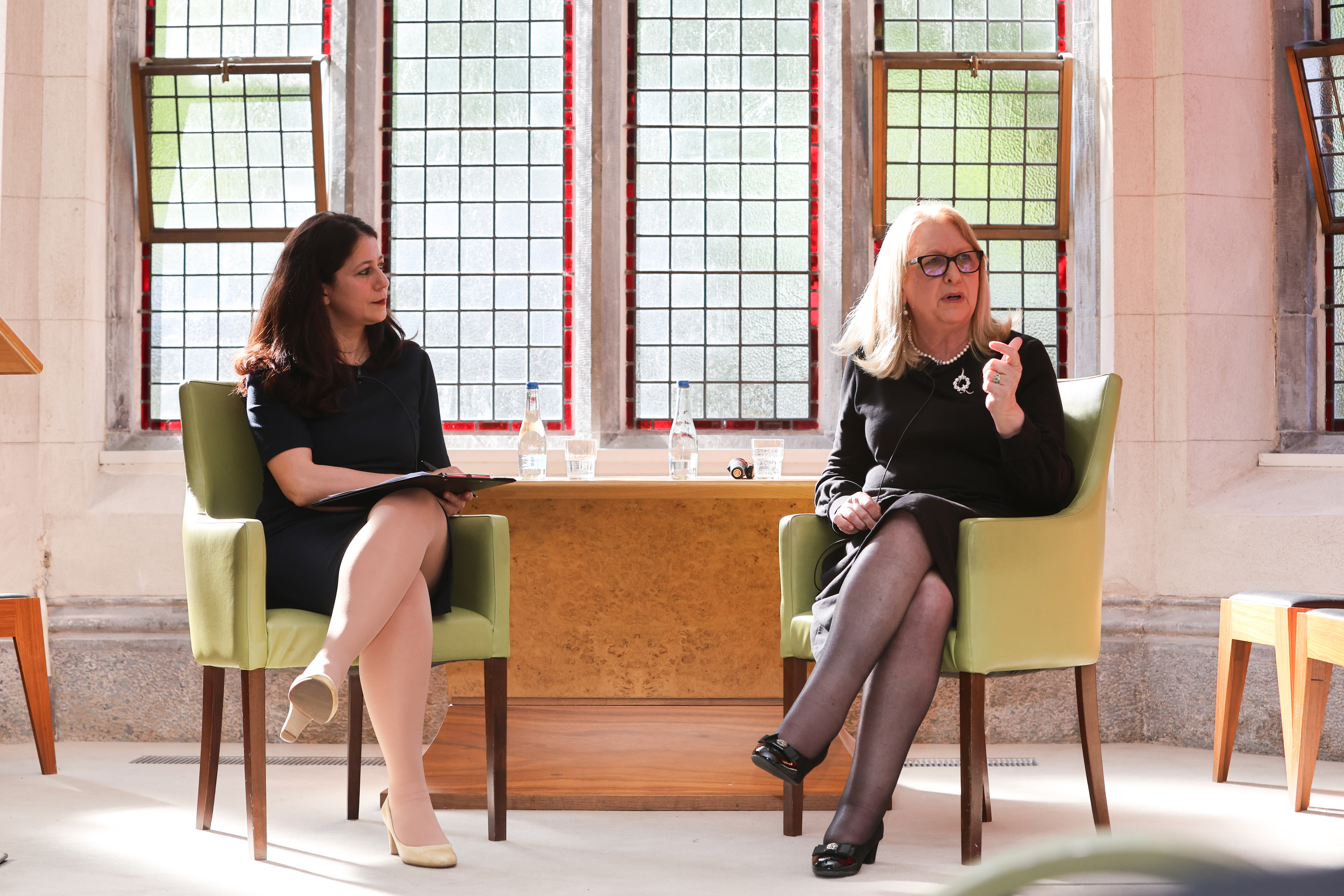 Prof. Mary McAleese and Prof. Roja Fazaeli in conversation