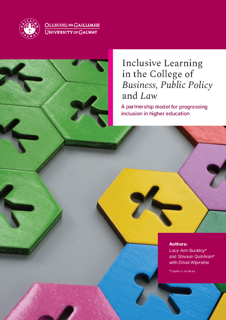 Inclusive Learning in the College of Business, Public Policy and Law: A partnership model for progressing inclusion and belonging in higher education.