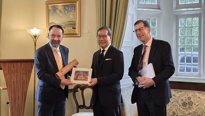 Ambassador of Thailand to the UK and Ireland, His Excellency Mr. Nadhavathna Krishnamra
