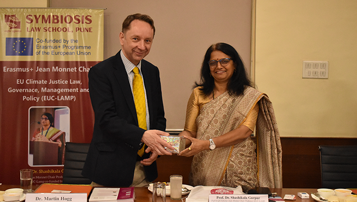 Professor Martin Hogg in Pune