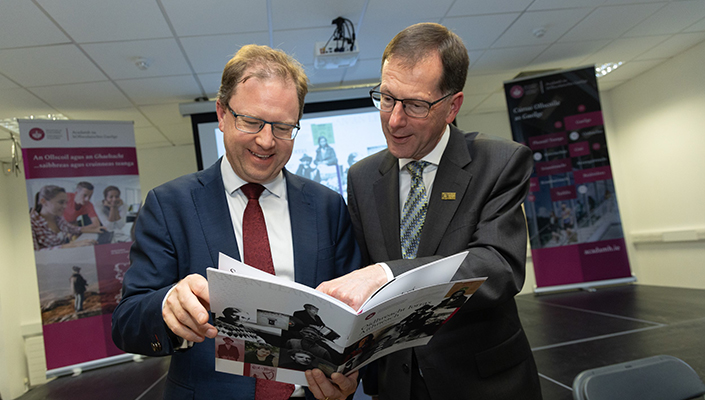 Minister for Further and Higher Education, Research, Innovation and Science, James Lawless T.D., and