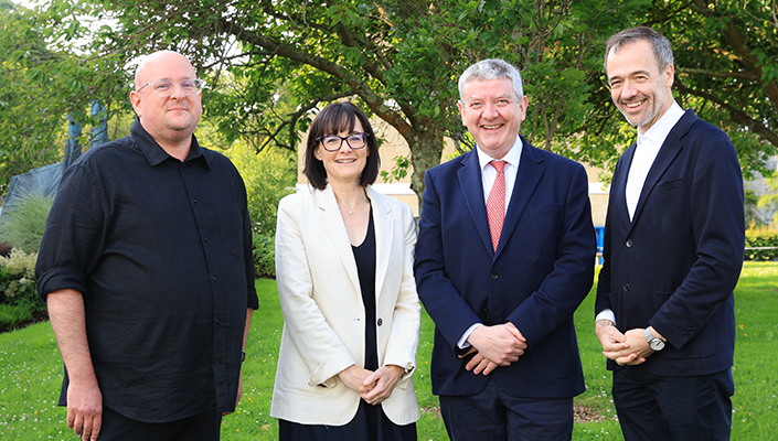 Pictured at the annual Health Promotion Conference at University of Galway are l-r: Dr András Költő,