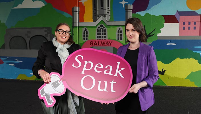 (Pictured L-R) Niamh Kavanagh, Sexual Violence Prevention and Response Manager and Rebecca Connolly,