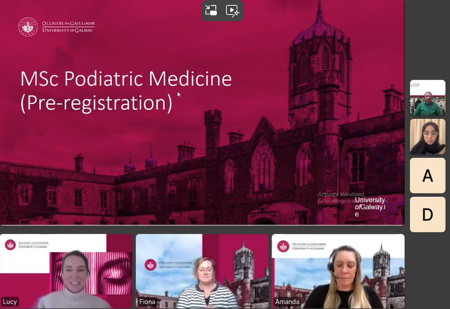 MSc Podiatric Medicine (Pre-Registration) 