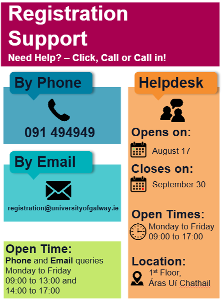 reg support times and dates