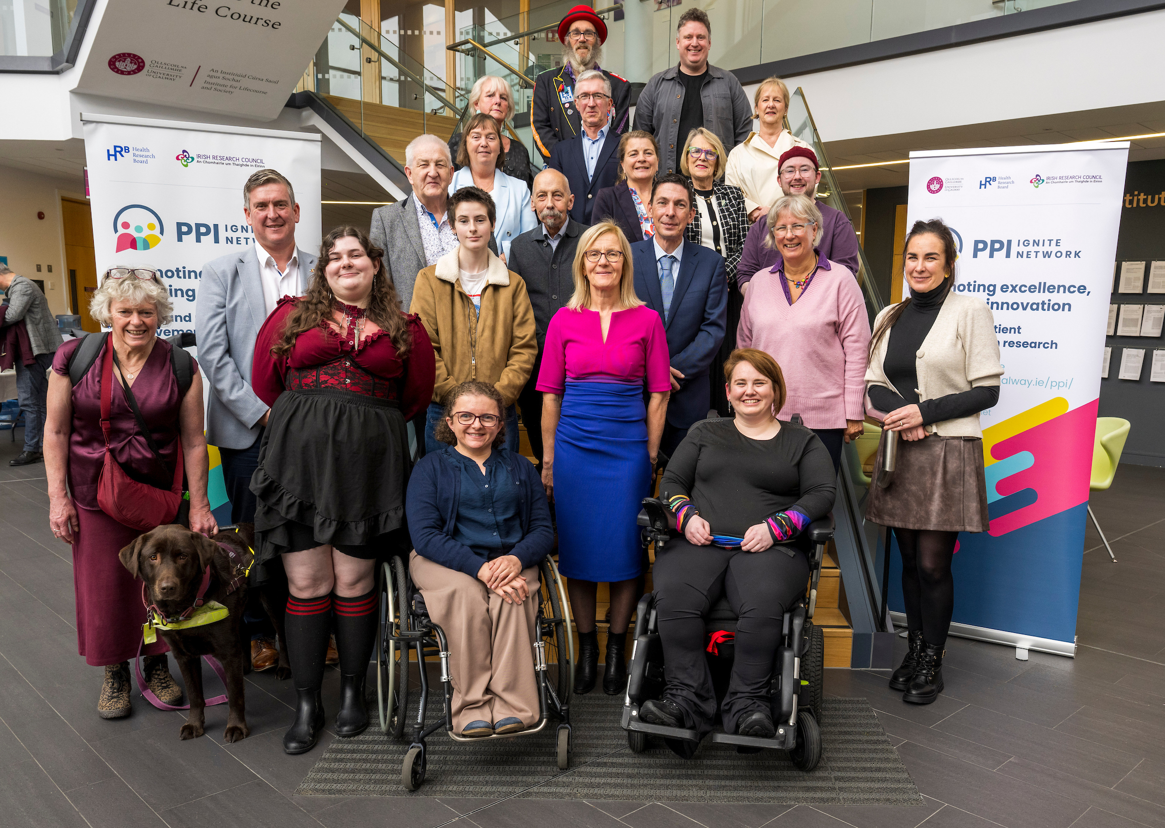A photo of most of the people involved in the 'On the PPI Journey' event
