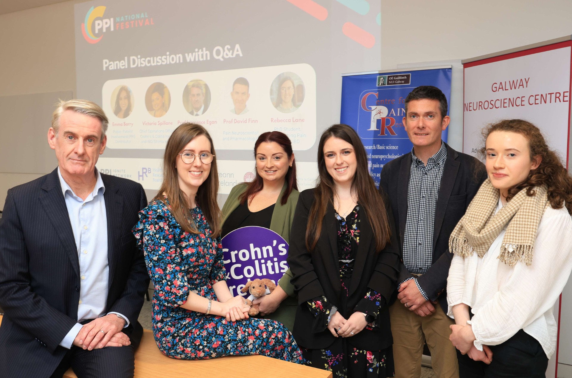 All presenters at the breaking through the pain barrier event