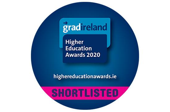 Best Postgraduate Programme shortlisted GradIreland 2020