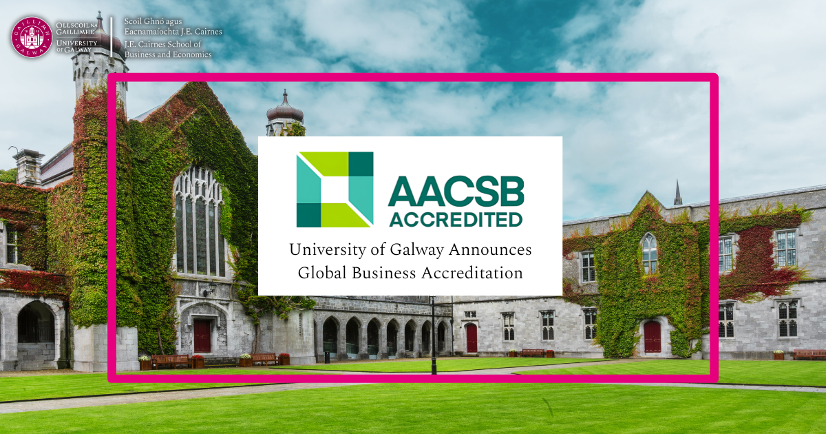 University Quad - with AACSB accreditation logo in front