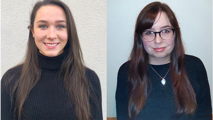 Eimear McDonnell, from Westport, Co Mayo, in third year BSc Environmental Health and Safety and Emil