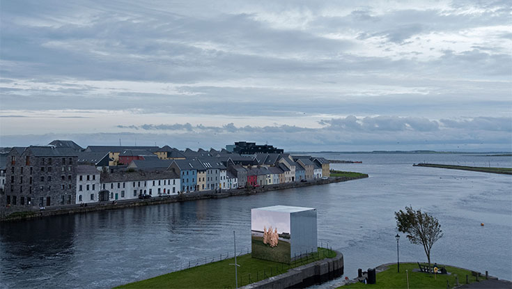 Mirror Pavilion, a major new commission from internationally renowned Irish artist John Gerrard