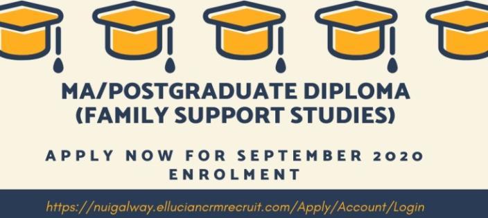 MA/Postgraduate Diploma (Family Support Studies)