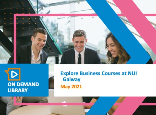 Explore Business Courses at NUI Galway
