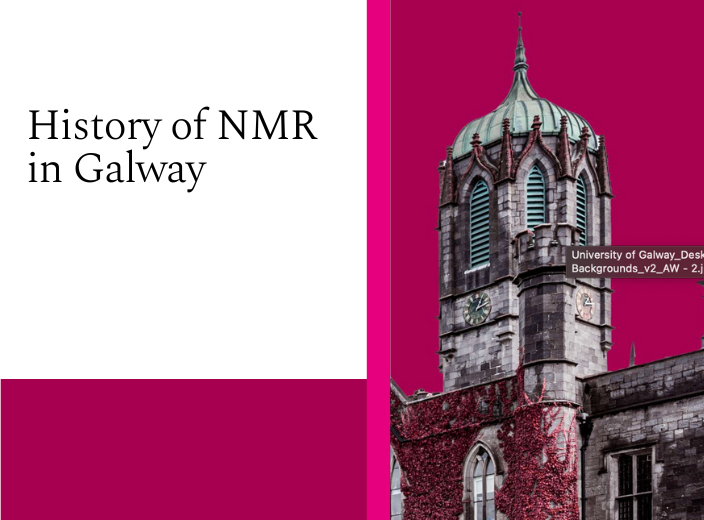 History of NMR in Galway 