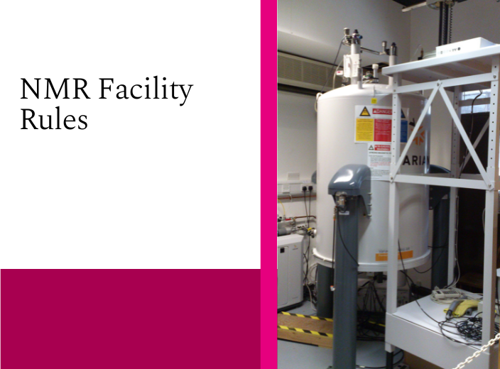 NMR Facility Rules 