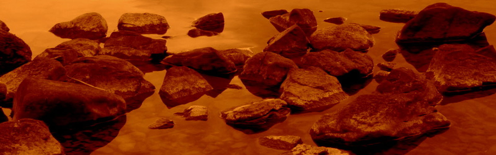 Rocks in the water